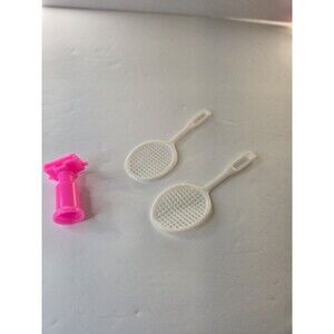 Barbie Doll Accessories Tennis Racquets and Camera